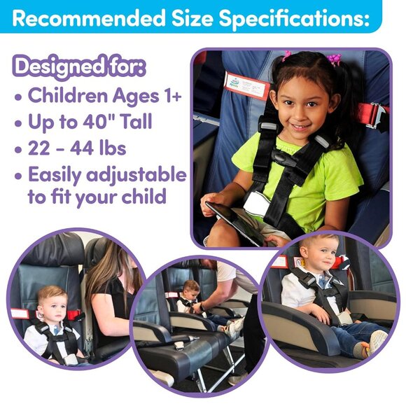 CARES Kids Fly Safe Safety Travel Harness, Brand New - Picture 6 of 7